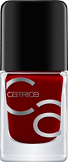 Catrice ico nails 03 chytnuté na gélovom laku na nechty červený koberec