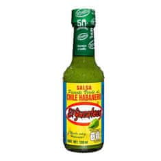 Mexická zelená salsa zo zelených papričiek Habanero s cesnakom "Hot Sauce Salsa Picante Verde de Chile Habanero" 120ml El Yucateco
