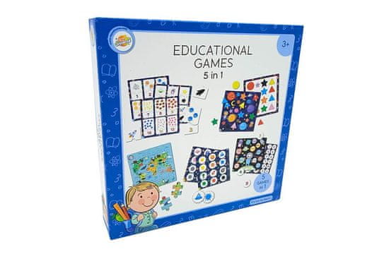 Montessori Vzdelávacie hry pre chlapcov 5v1