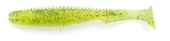 Fish Up Dipované nástrahy U-Shad 101mm/8ks Flo Chartreuse/Green