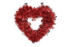 Valentin Dekoratívna girlanda 30 cm - Valentínske srdce