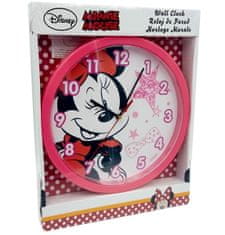 Disney Nástenné hodiny - Ružová Minnie