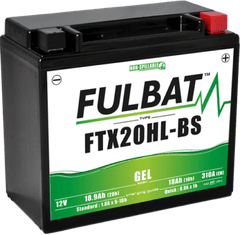 Fulbat Gélový akumulátor FTX20HL-BS GEL (YTX20HL-BS GEL)