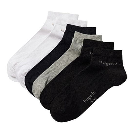 BUGATTI 6 PACK - ponožky 6295E-999 mixed pack