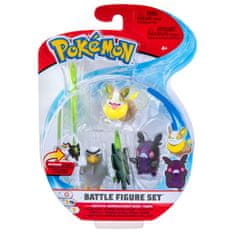 Jazwares Pokémon akčné figúrky Sirfetchd Morpeko a Yamper 5 - 8 cm
