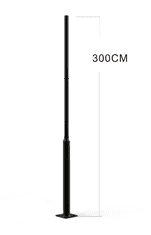 MXM Skladací stojan na solárne lampy, 3 metre