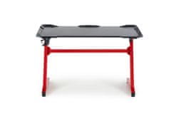 Halmar Herný stôl B-49 - čierna / červená
