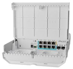 Mikrotik netPower Lite 7R, 7x LAN PoE in, 1x LAN PoE out, 2x SFP+, SwOS