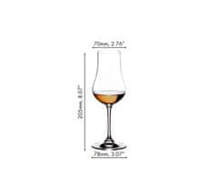 Riedel Poháre na rum RIEDEL 200 ml, sada 4 krištáľových pohárov