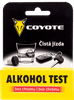 Alkohol tester - detekčný trubička, jednorazový - COYOTE