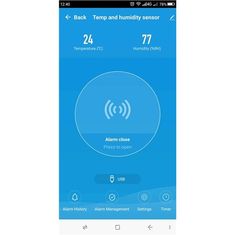 iQtech Senzor teploty a vlhkosti so sirénou SmartLife Senzor teploty a vlhkosti se sirénou, SR02W, Wi-Fi