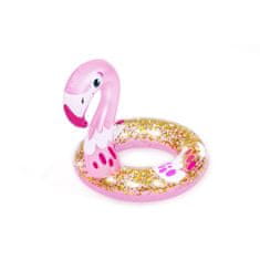 Bestway Detský nafukovací trblietavý kruh 61x61 cm Flamingo