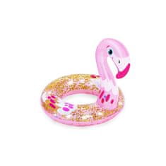 Bestway Detský nafukovací trblietavý kruh 61x61 cm Flamingo