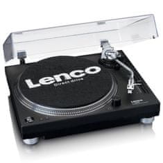 LENCO L-3809BK - gramofón s priamym náhonom - čierny