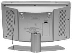 Denver MC-5220SILVER - Mikro systém s CD prehrávačom a FM rádiom, diaľkové ovládanie pre CD.