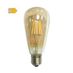 Diolamp LED Filament žiarovka Amber ST64 8W/230V/E27/2700K/900Lm/360°