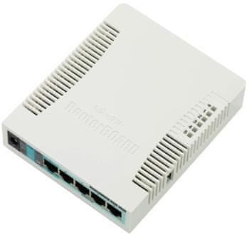 Mikrotik Access point + L4, 128MB RAM, 600MHz, 5x LAN, 1x 2,4GHz, 802.11n, USB, PoE