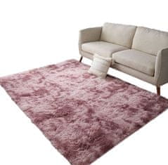 MUVU Huňatý koberec Mäkký koberec PLYŠ RUŽOVÝ PLYŠ 120x170 cm Koberec s dlhým vlasom Shaggy, 170 cm, 120 cm