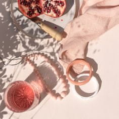 MintyWendy Náhrdelník na dojčenie, nosenie a prerezávanie zúbkov Constance - okrúhle korálky, ružová