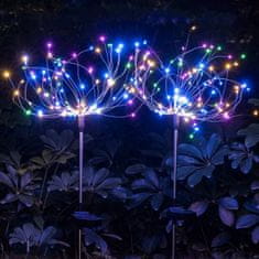INNA Solárna záhradná lampa LED dekoratívna PÚPAVA 72cm