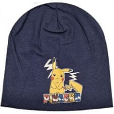 Difuzed Detská jarná / jesenná čiapka Pokémon Pikachu - tmavo modrá
