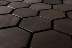 Horavia Dekoratívny saunový obklad PROMENADE, čierna jelša 464x355mm