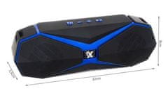 Izoxis Bezdrôtový bluetooth reproduktor GB12275, čierno-modrá 14999