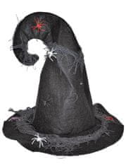 funny fashion Čarodějnický klobouk s pavouky