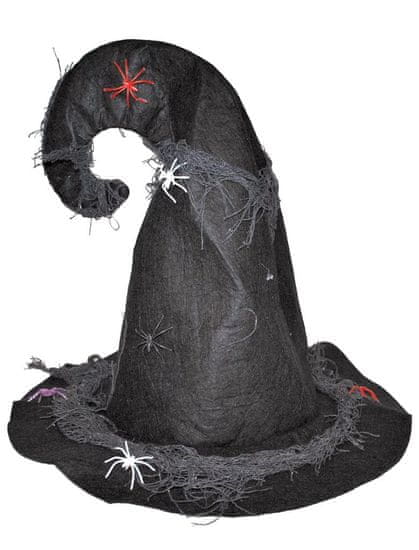 funny fashion Čarodějnický klobouk s pavouky