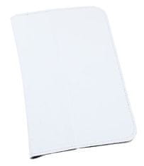QUER Biele púzdro venované Samsung Galaxy Tab P3100 (prírodná koža) KOM0430