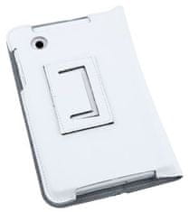 QUER Biele púzdro venované Samsung Galaxy Tab P3100 (prírodná koža) KOM0430