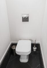 KERASAN , WALDORF WC sedátko, Soft Close, biela/chróm, 418801