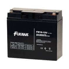 Fukawa olovená batéria FW 18-12 U do UPS APC/ 12V/ 18Ah/ životnosť 5 rokov/ závit M5