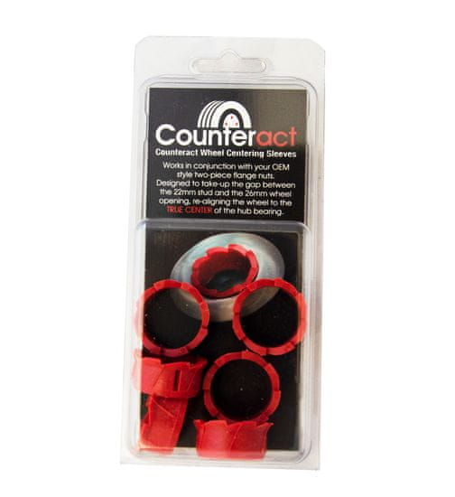 Counteract Puzdrá - podložky centrovací pre nákladné bicykle, 6 ks - Counteract