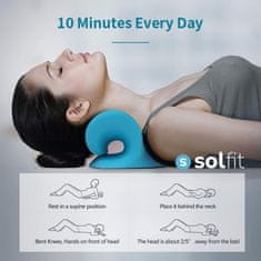 SOLFIT® Masážna podložka na uvoľnenie bolesti krčnej chrbtice a hlavy | NECKSTRECH