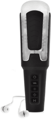 XSARA Automatický vibrační masturbátor s funkcí sání a zvuky rozkoše - 70330494