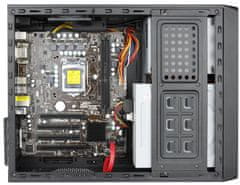 Chieftec MiniT UE-02B / 2x USB 3.0/ zdroj 250W/ čierny