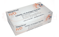 Singclean slinový antigénny rýchlostest na COVID-19 koronavírus,20 ks