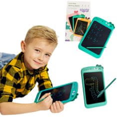 WOOPIE 8,5" grafický tablet Dino pre deti na kreslenie puzzle + stylus
