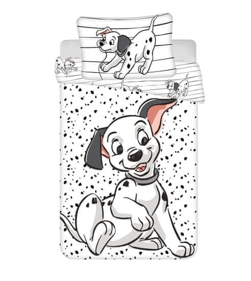 Jerry Fabrics Obliečky do postieľky 101 Dalmatians Lucky Stripe baby 100x135, 40x60 cm