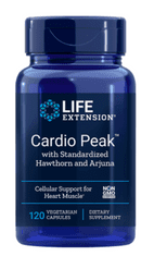 Life Extension Cardio Peak s hlohom a arjunou, 120 veg. kapsúl