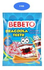 Bebeto  želé cukríky Dracoola Teeth 80g (2 ks)