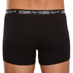 Lee Cooper Poškodený obal - 5PACK pánske boxerky čierné (LCU3200709A-1410366) - veľkosť XL