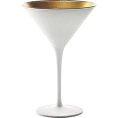 Stulzle Oberglas Koktailový pohár Stölzle Elements 240 ml, biely/zlatý, 6x