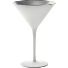 Stulzle Oberglas Koktailový pohár Stölzle Elements 240 ml, biely/strieborný, 6x