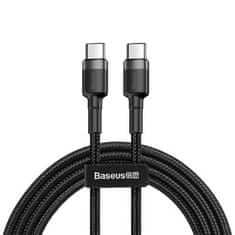 BASEUS Nabíjací/dátový kábel Baseus Cafule Series USB-C na USB-C PD2.0 60W Flash 2m, sivo-čierna