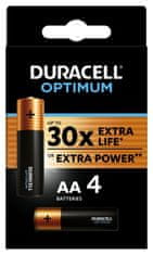 Duracell Optimum alkalická batéria 4 ks (AA)