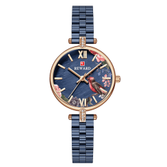 REWARD Dámske náramkové hodinky - modrá - 21011L+ darček ZADARMO