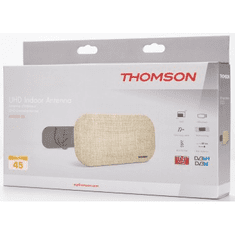 Thomson ANT1539 aktívna izbová TV anténa, textilný povrch, béžová