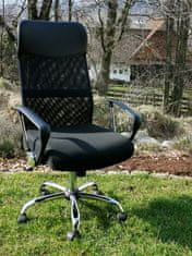 Mercury kancelárska stolička PREZIDENT čierna